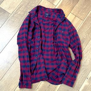 J. Crew Flannel Shirt Large
